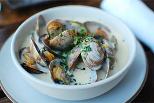 Clam Chowder - sopa de musclos de Boston