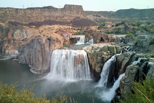 Shoshone Falls, Idaho, en la nostra ruta de Costa a Costa