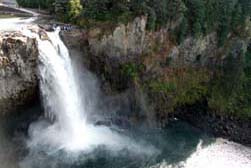 La cascada de Snoqualmie