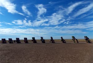 El Ranxo Cadillac, símbol icònic de la Ruta 66